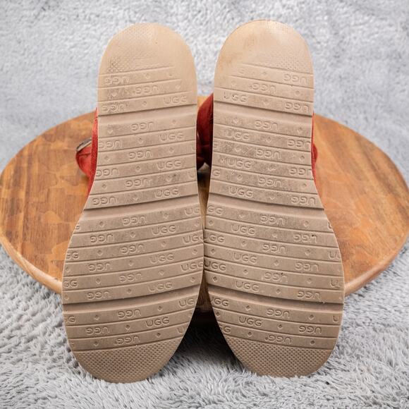 Ugg Italian Luxe Collection Abree Short Shearling Boots 1009250 Women's Size 6 - Picture 6 of 6